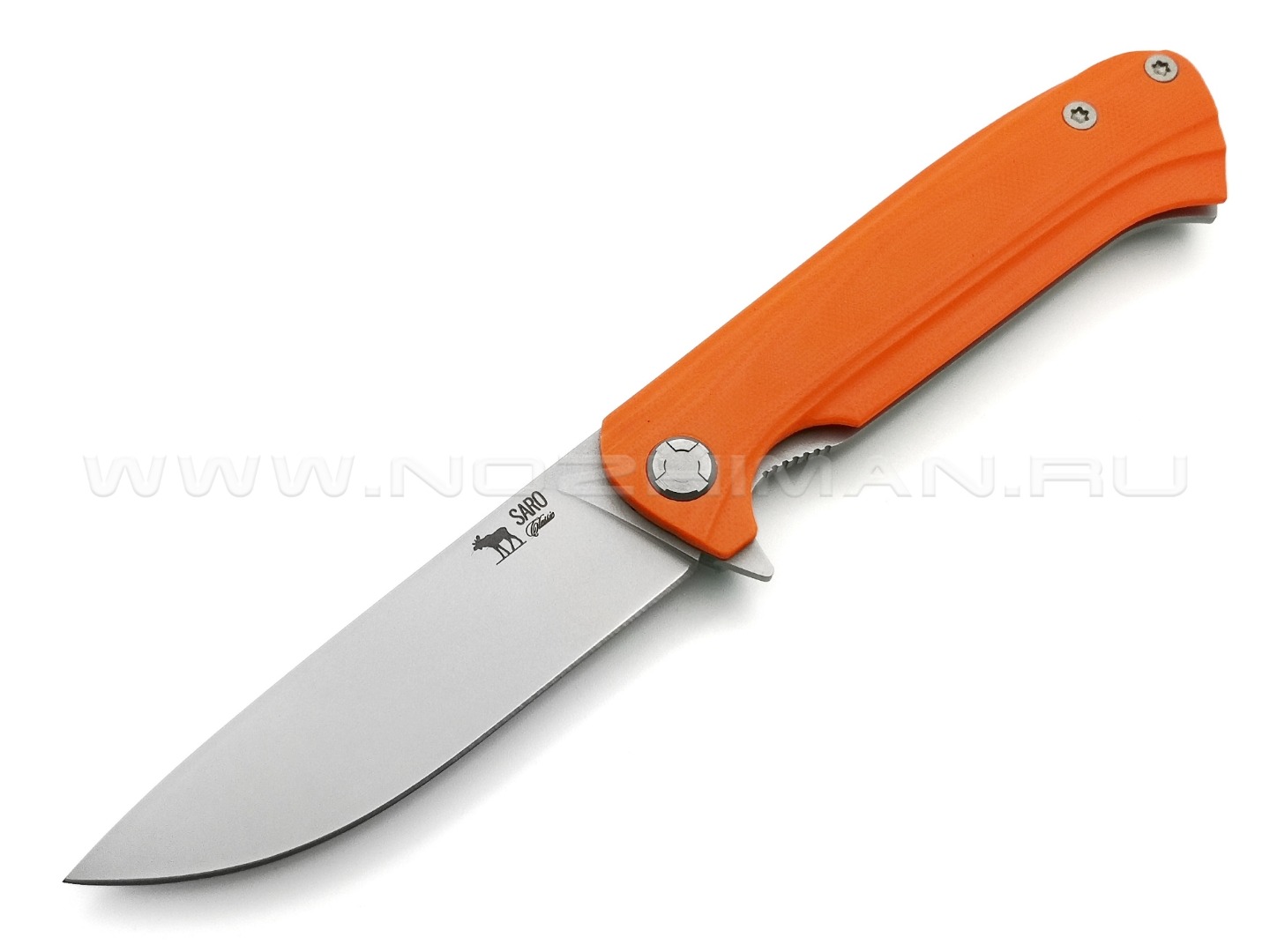 Нож SARO Чиж Next оранжевый сталь K110, рукоять G10