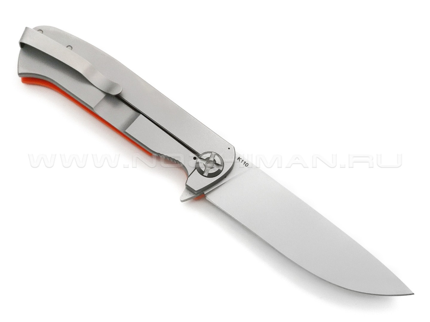 Нож SARO Чиж Next оранжевый сталь K110, рукоять G10