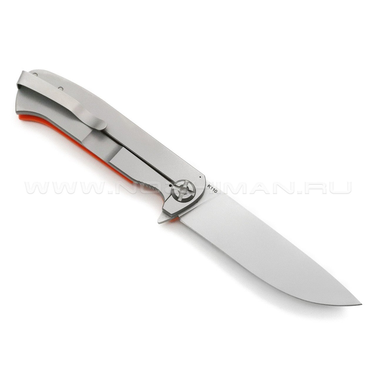Нож SARO Чиж Next оранжевый сталь K110, рукоять G10