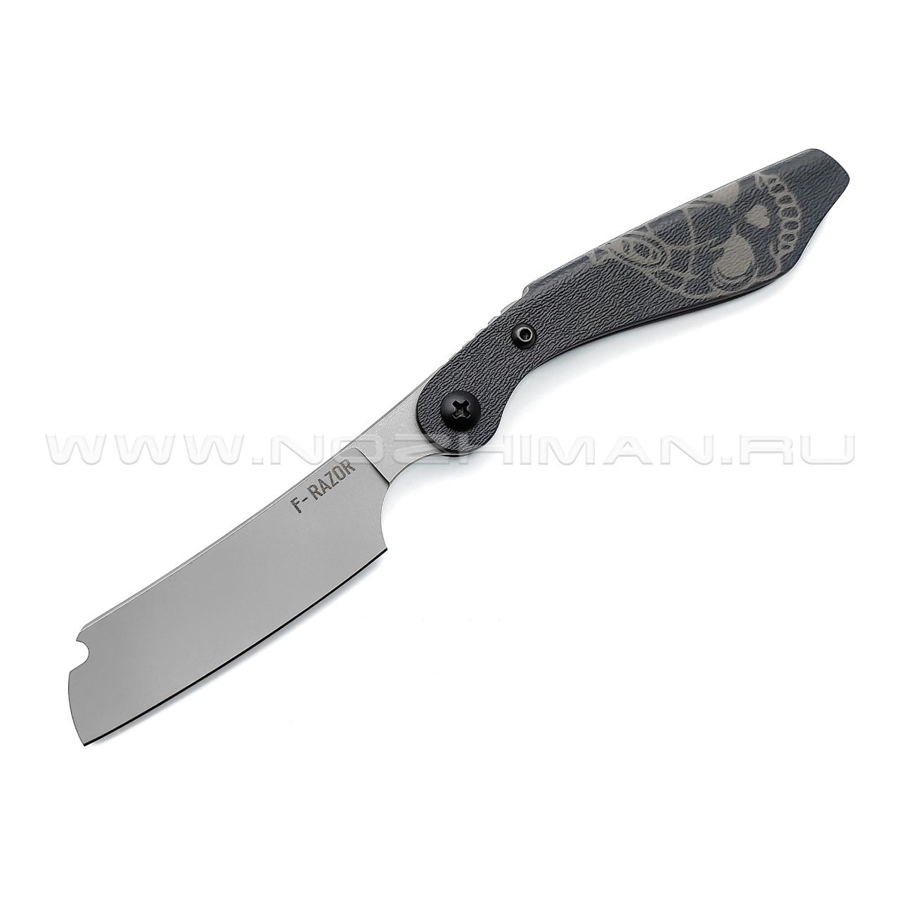 Brutalica нож-бритва F-Razor, сталь X50CrMov15 стоунвош, рукоять Kydex black