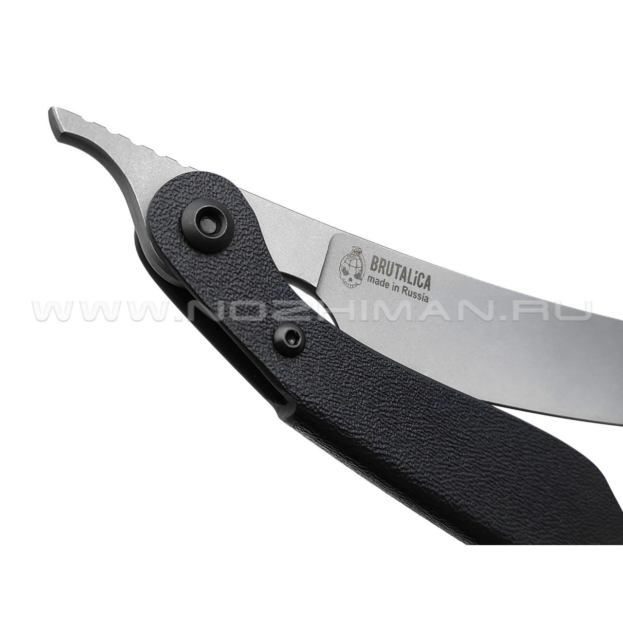Brutalica нож-бритва F-Razor, сталь X50CrMov15 стоунвош, рукоять Kydex black