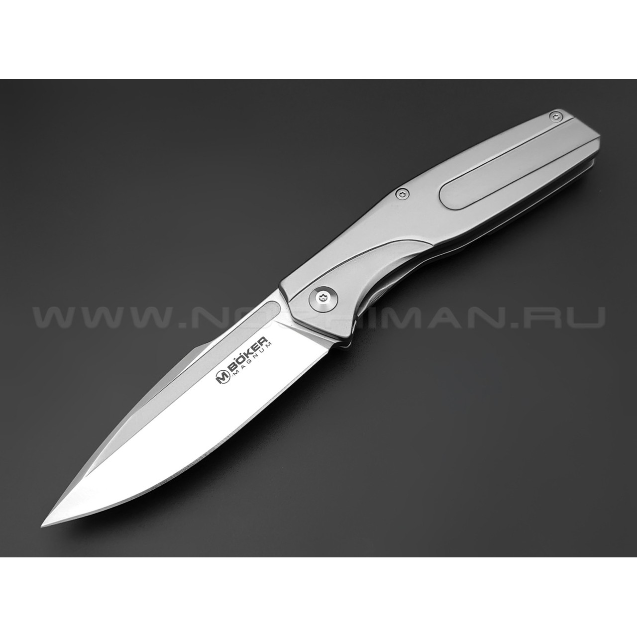 Нож Magnum The Milled One 01SC083 сталь 440A, рукоять Stainless Steel