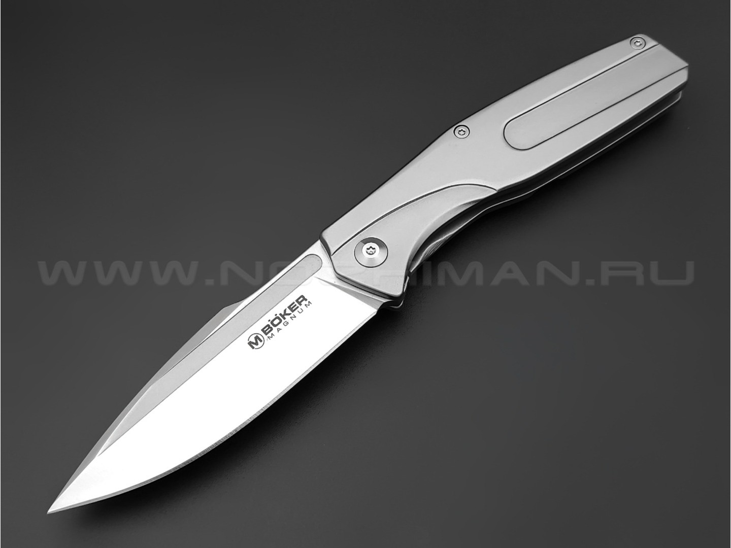 Нож Magnum The Milled One 01SC083 сталь 440A, рукоять Stainless Steel