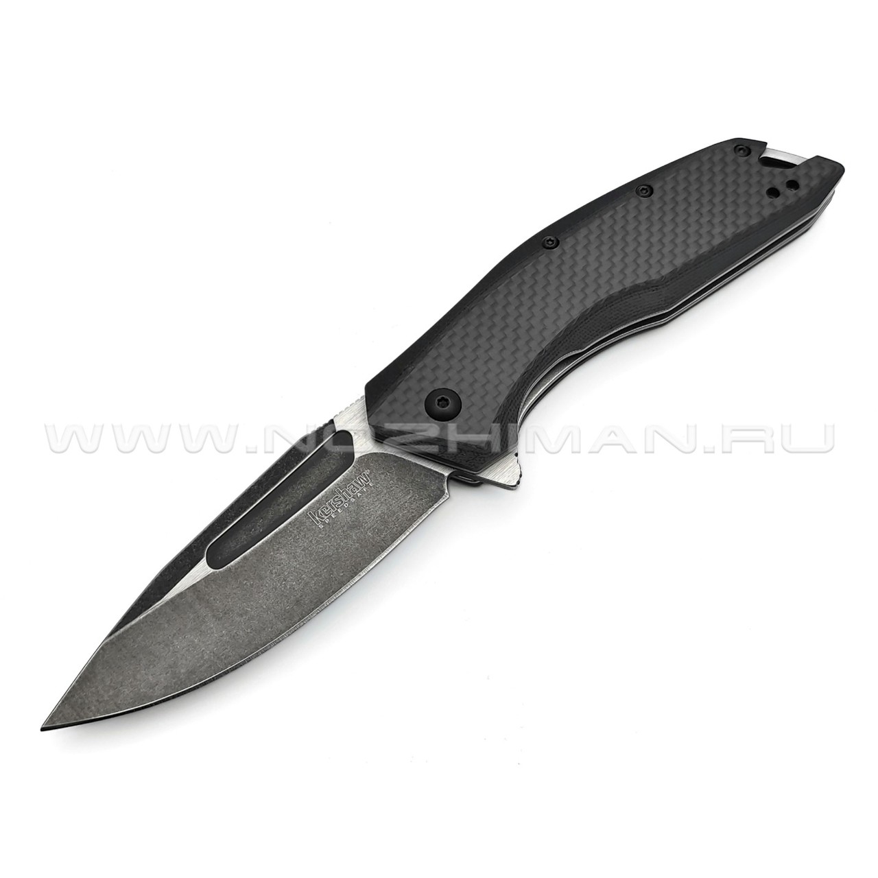 Нож Kershaw Flourish 3935 сталь 8Cr13MoV, рукоять G10, Carbon fiber