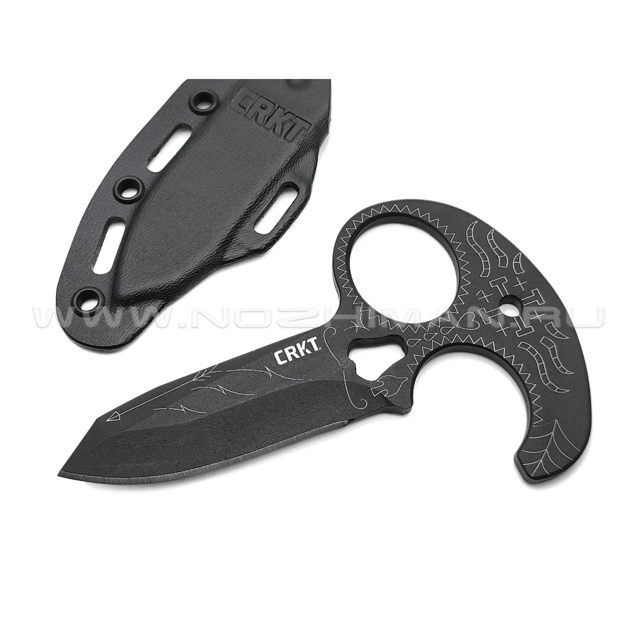 Нож CRKT Tecpatl 2261 сталь SK-5, рукоять сталь