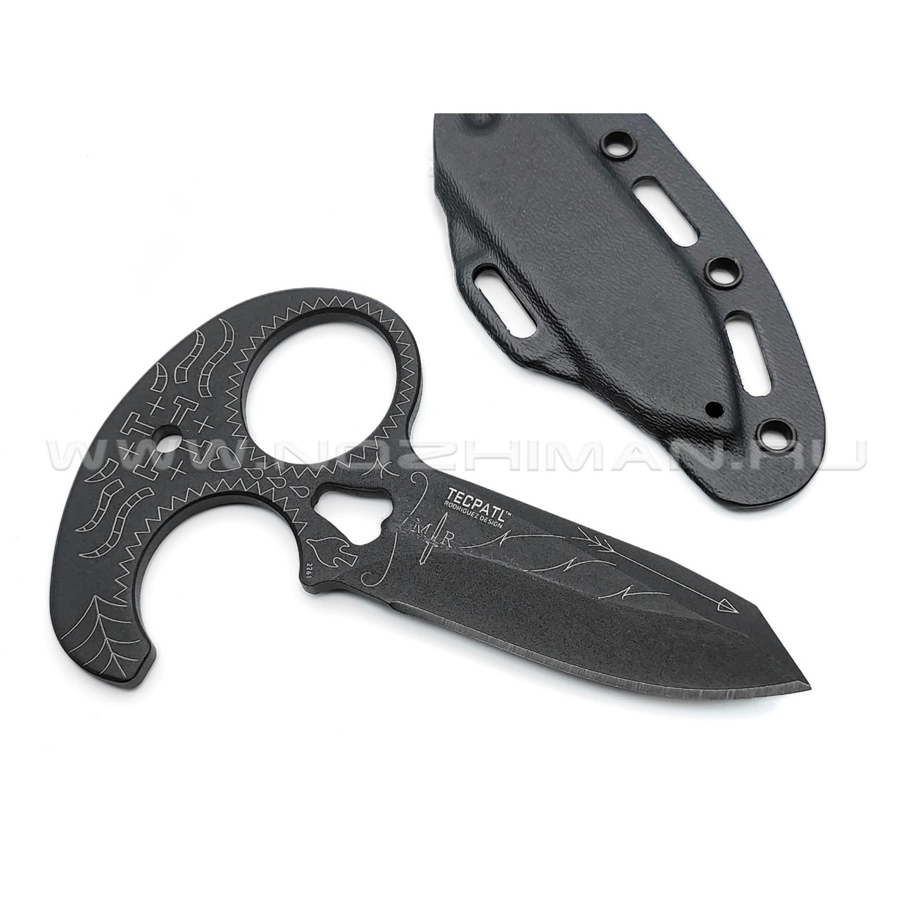 Нож CRKT Tecpatl 2261 сталь SK-5, рукоять сталь