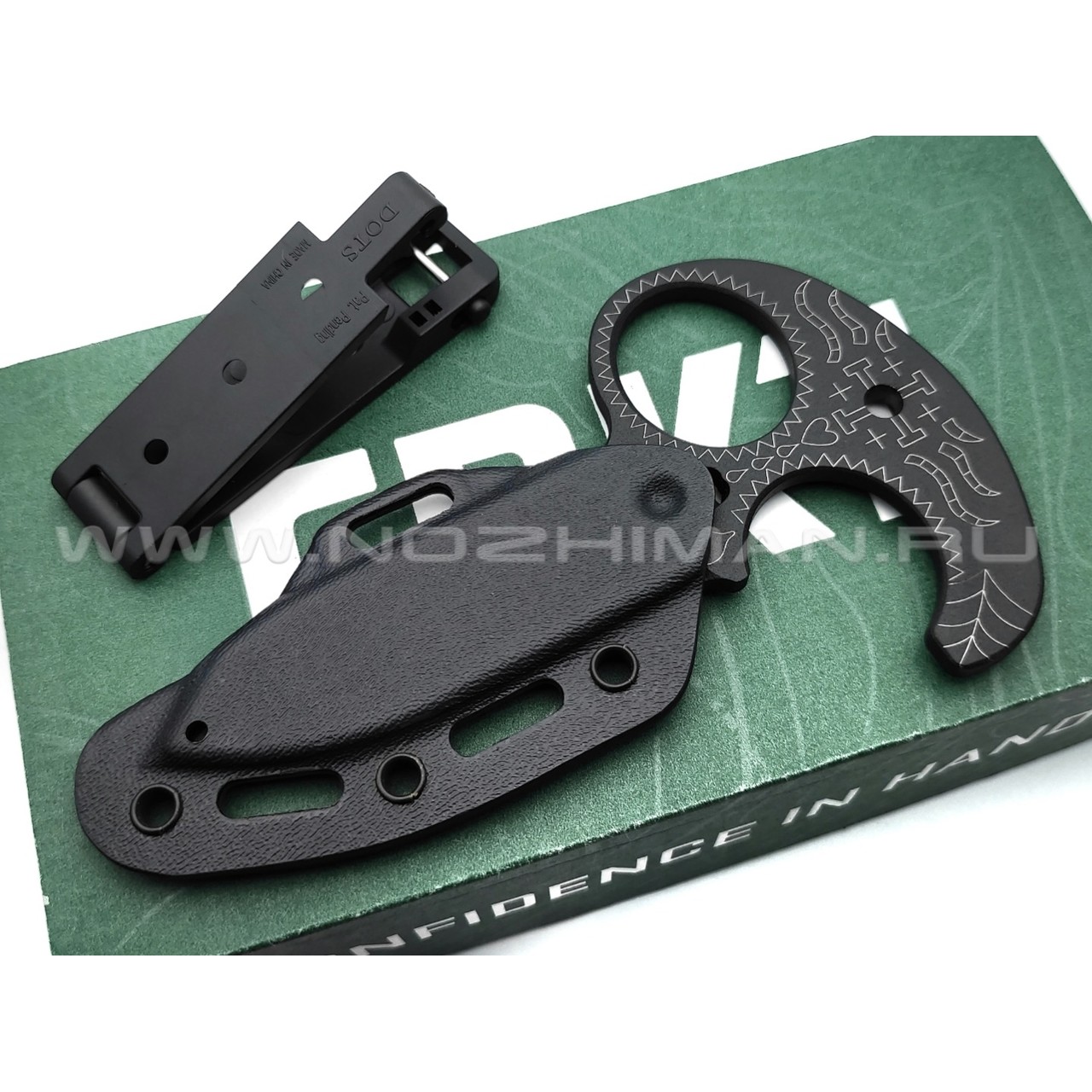 Нож CRKT Tecpatl 2261 сталь SK-5, рукоять сталь