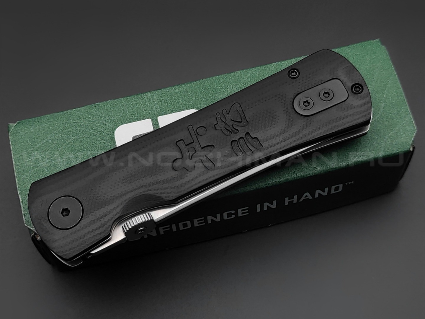 Нож CRKT Heiho Folder 2900 сталь Aus-8, рукоять G10 black