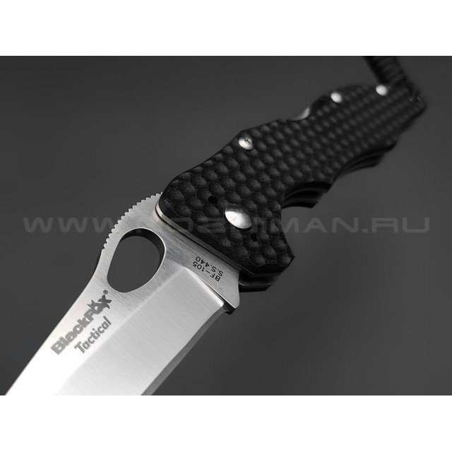 Нож Black Fox BF-105 сталь 440, рукоять G10 black