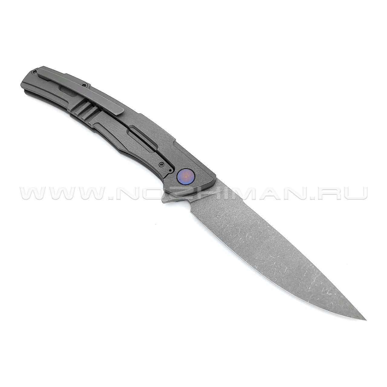 Neyris Knives нож Коут сталь M390, рукоять титан, карбон arctic storm