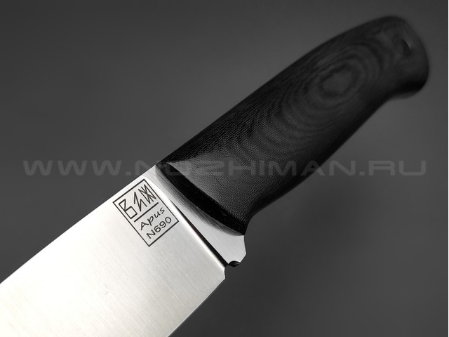 ZH Knives нож F5 сталь N690 satin, рукоять Micarta black