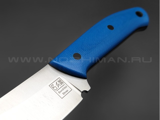 ZH Knives нож Ctrl+Z увеличенный, сталь ELMAX satin, рукоять Micarta blue