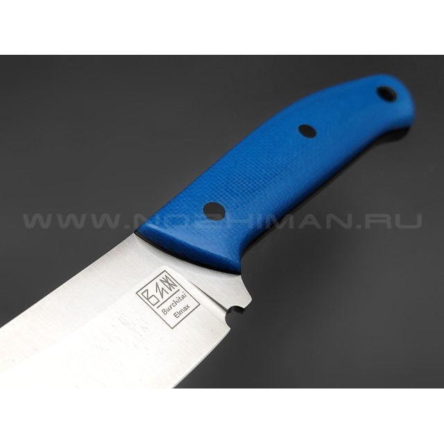 ZH Knives нож Ctrl+Z увеличенный, сталь ELMAX satin, рукоять Micarta blue