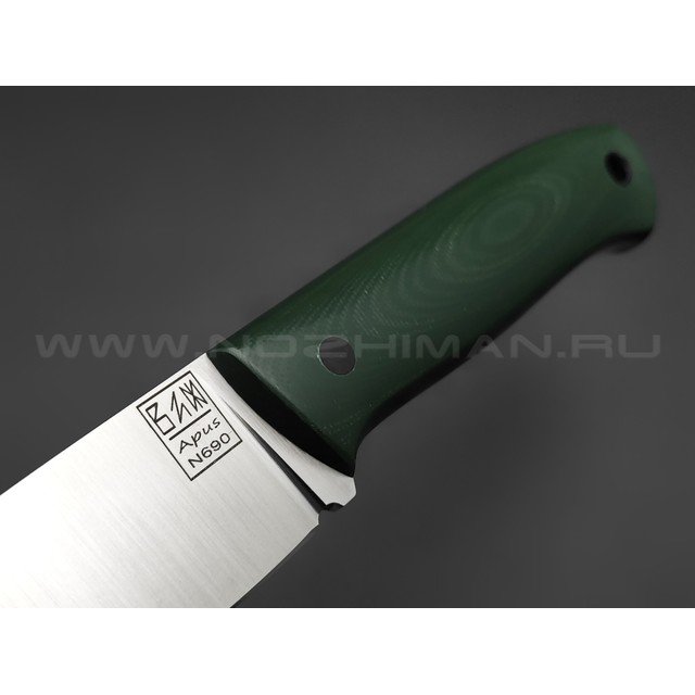 ZH Knives нож F5 сталь N690 satin, рукоять G10 olive
