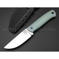 ZH Knives нож F5 сталь N690 satin, рукоять G10 clear