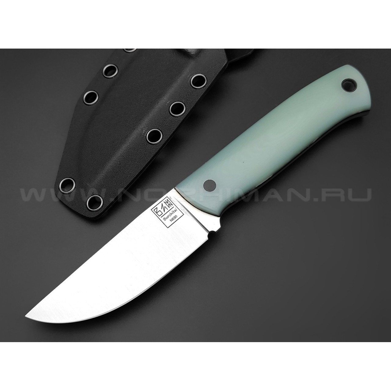 ZH Knives нож F5 сталь N690 satin, рукоять G10 clear
