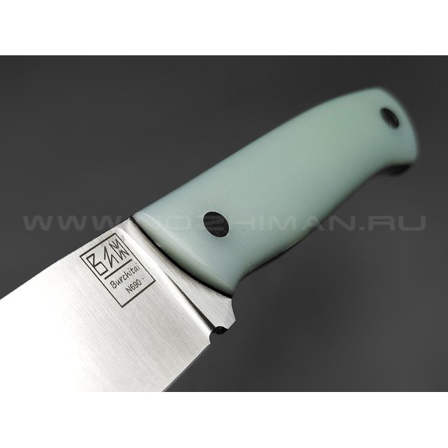 ZH Knives нож F5 сталь N690 satin, рукоять G10 clear