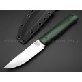ZH Knives нож Bushcraft сталь N690 satin, рукоять G10 olive ZH Knives нож Bushcraft сталь N690 satin, рукоять G10 olive