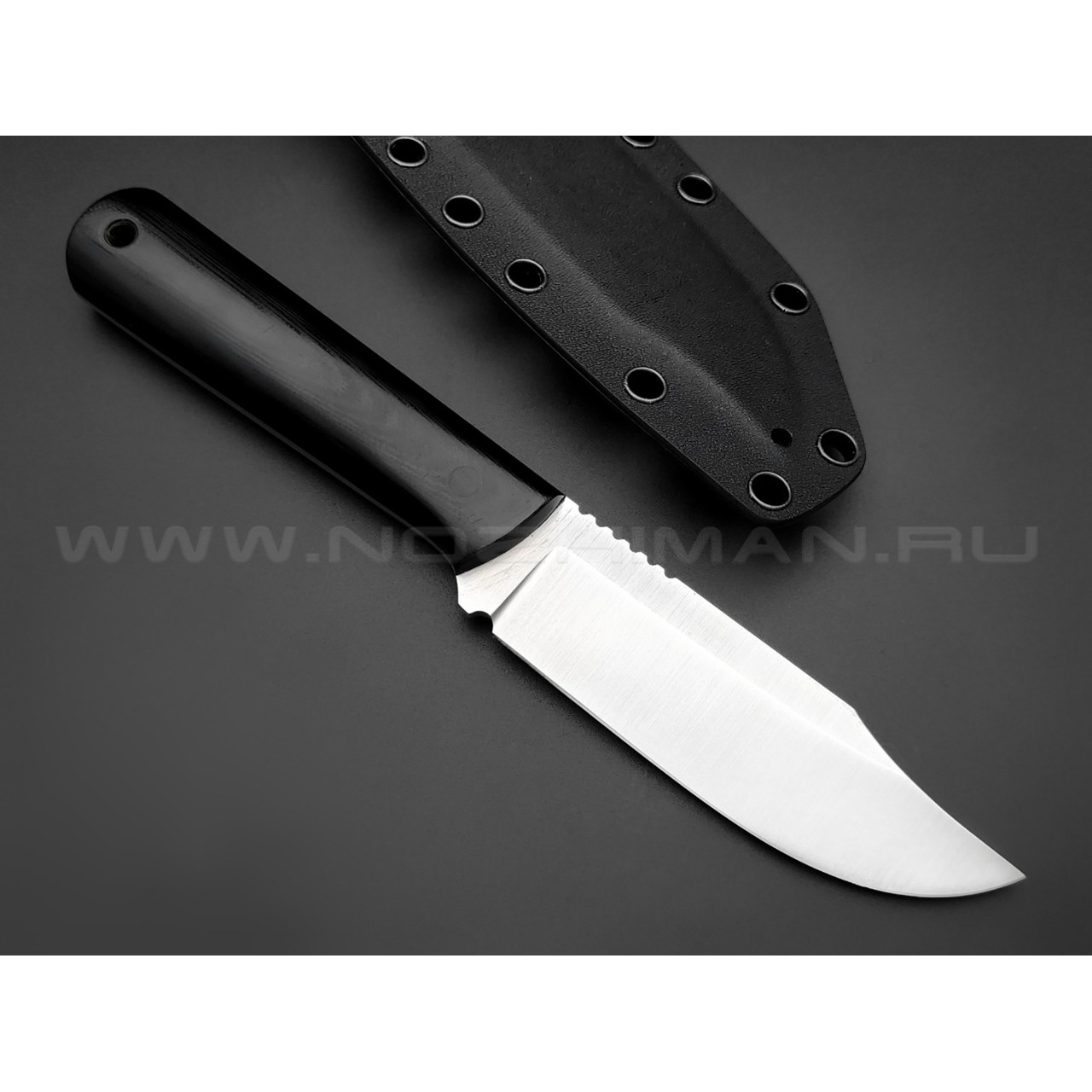 ZH Knives нож Bowie сталь K110 satin, рукоять G10 black