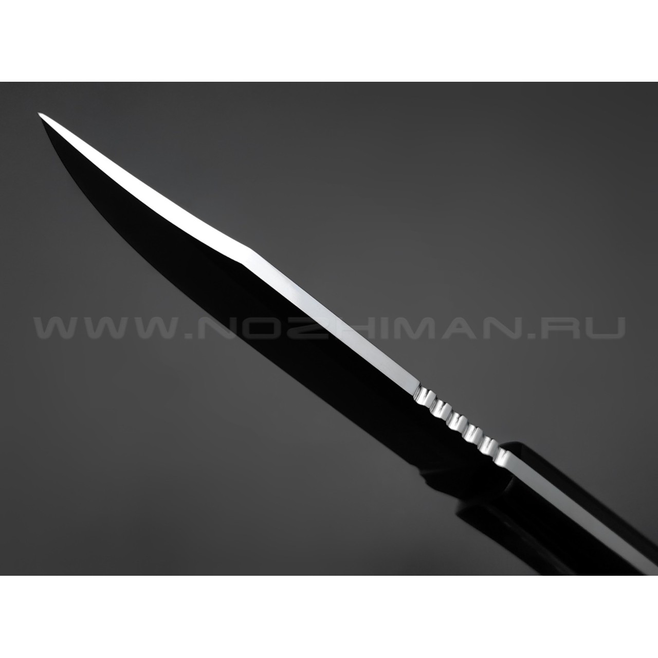 ZH Knives нож Bowie сталь K110 satin, рукоять G10 black