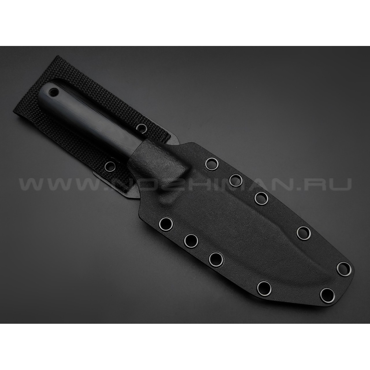 ZH Knives нож Bowie сталь K110 satin, рукоять G10 black