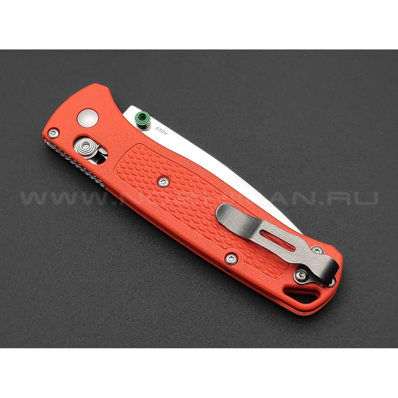 Нож Benchmade CU535-SS-S30V Custom Bugout сталь CPM S30V, рукоять GFN orange