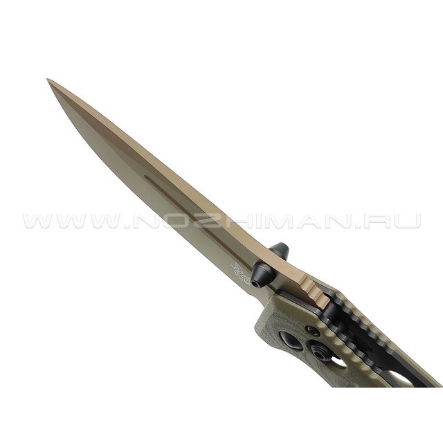 Нож Benchmade 273FE-2 Mini Adamas сталь CPM Cruwear, рукоять G10 tan