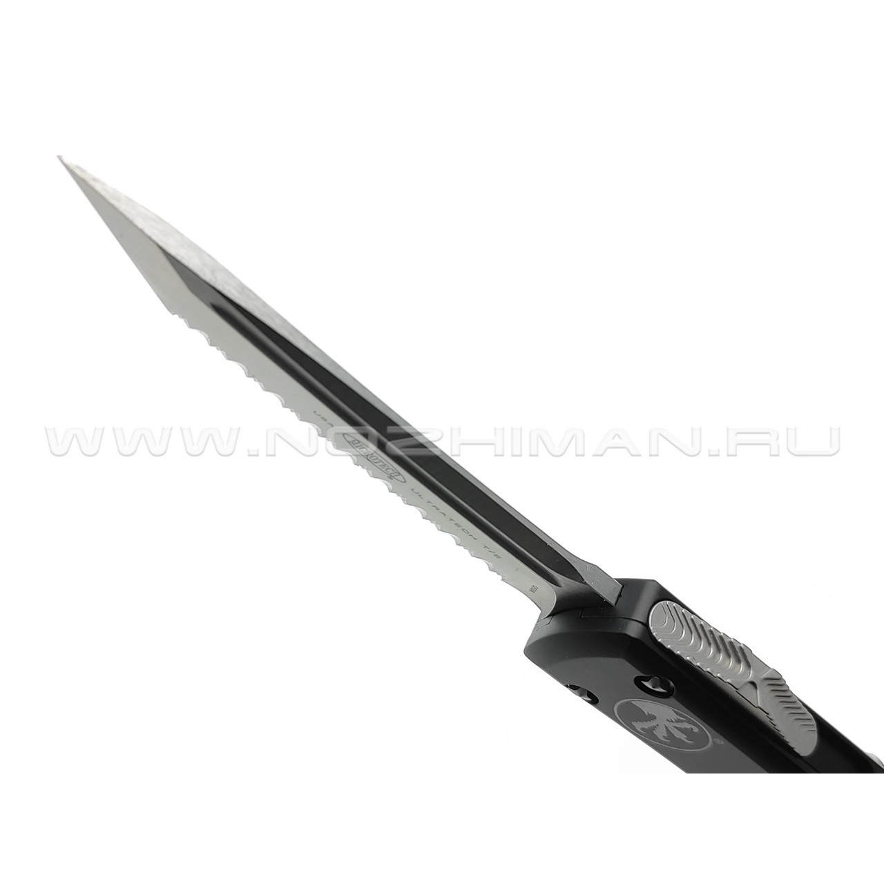 Нож Microtech Ultratech 123-6 Tanto Serrated сталь M390 рукоять Aluminum 6061-T6