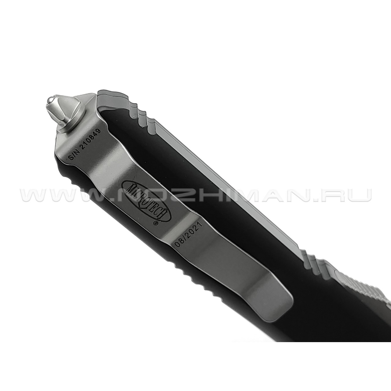 Нож Microtech Ultratech 123-10 Tanto сталь M390 стоунвош, рукоять Aluminum 6061-T6
