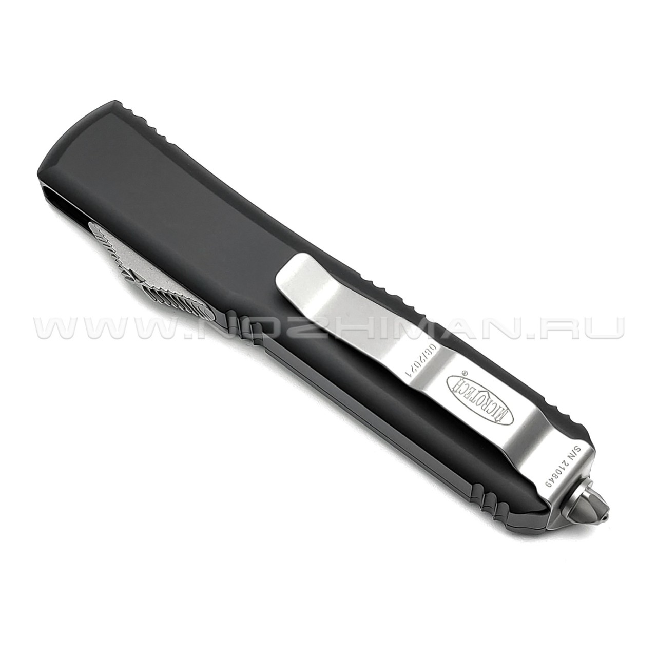 Нож Microtech Ultratech 123-10 Tanto сталь M390 стоунвош, рукоять Aluminum 6061-T6