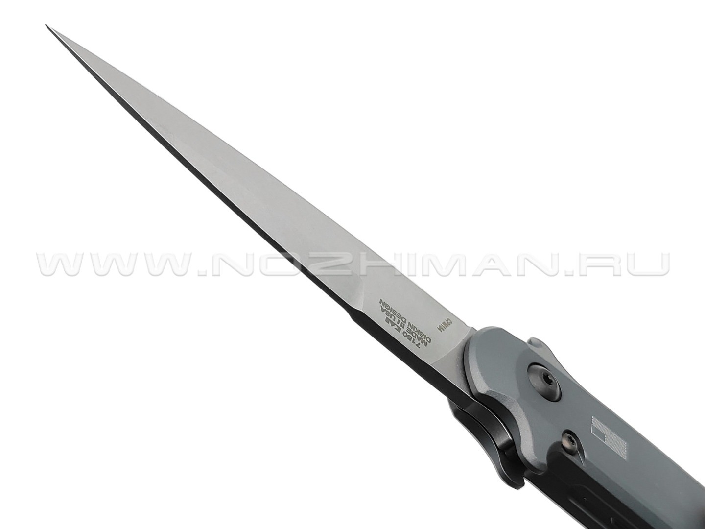 Нож Kershaw 7150 Launch 8 сталь CPM 154 stonewash, рукоять Aluminium 6061 T-6/Carbone
