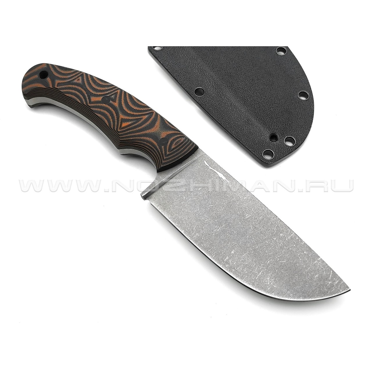 Волчий Век нож Шихан сталь PGK WA, рукоять G10 black & brown
