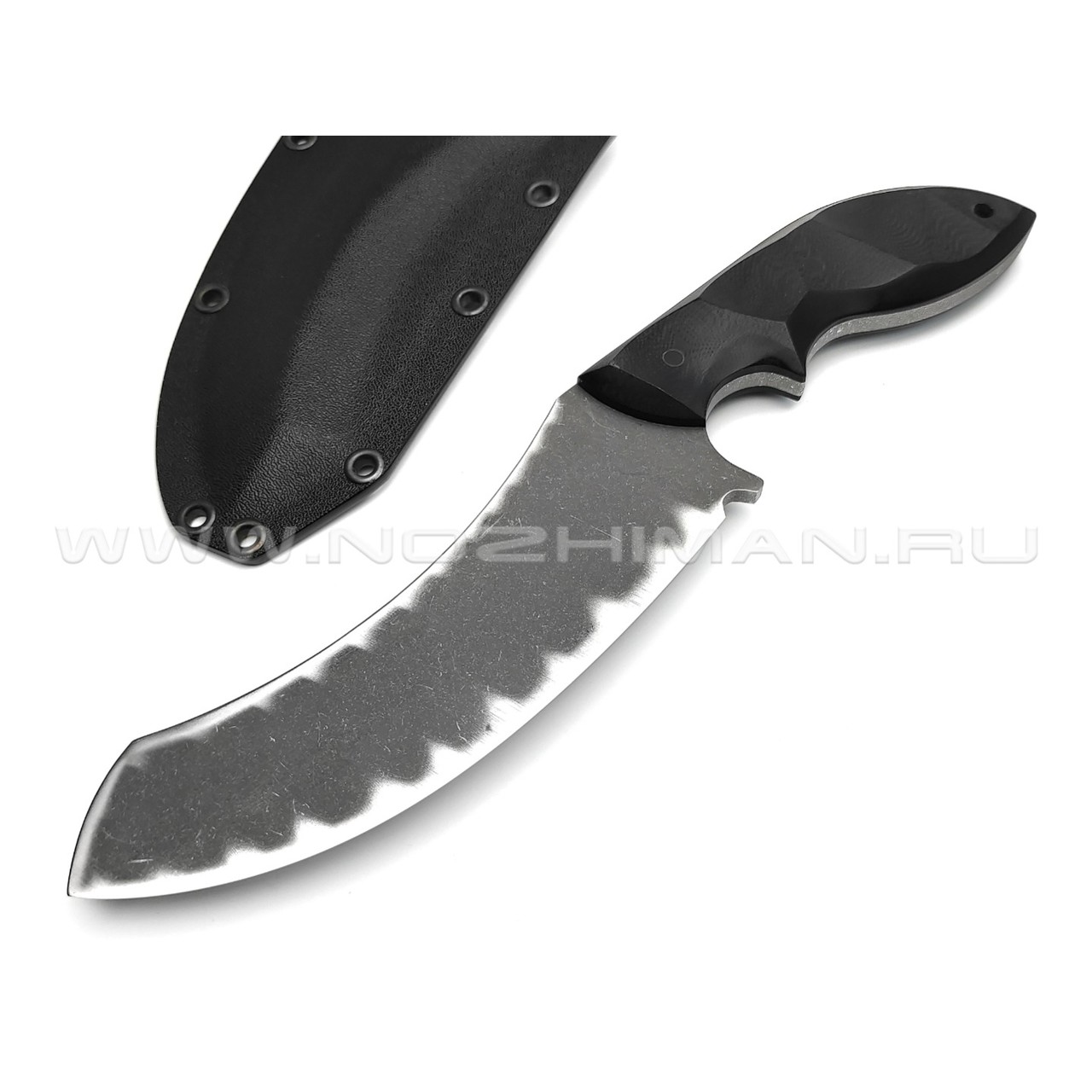 Волчий Век нож Кондрат 16 сталь PGK WA блэквош, рукоять G10 black