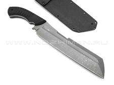 Волчий Век нож Карачун Brutal Edition сталь PGK WA stonewash, рукоять G10 black