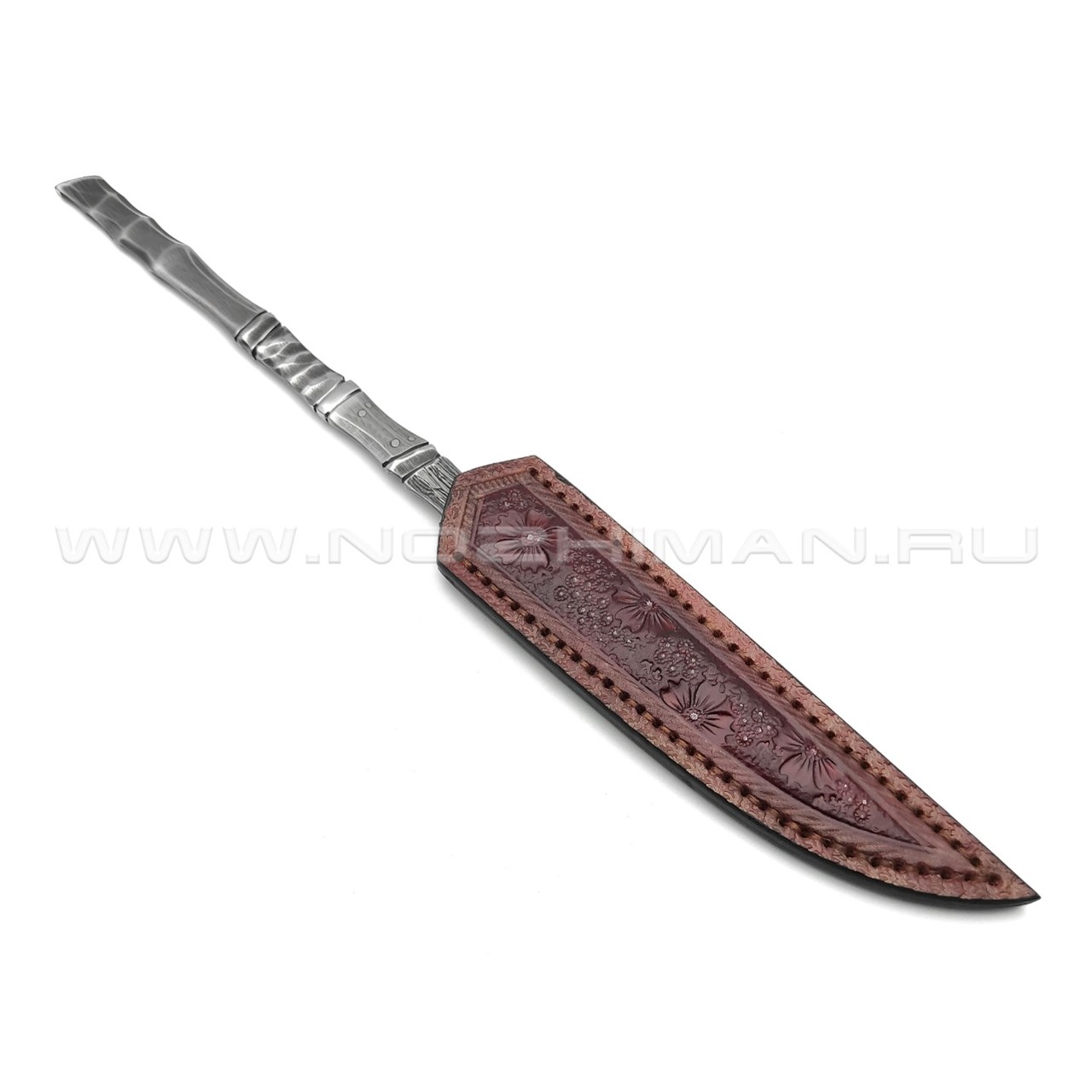 Волчий Век нож скелетный Бамбук Custom сталь PGK WA, рукоять сталь