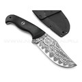 Волчий Век нож Бхадж сталь PGK WA, рукоять G10 black