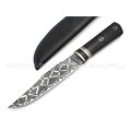 Волчий Век нож Slon сталь PGK WA, рукоять G10 black, мельхиор Волчий Век нож Slon сталь PGK WA, рукоять G10 black, мельхиор