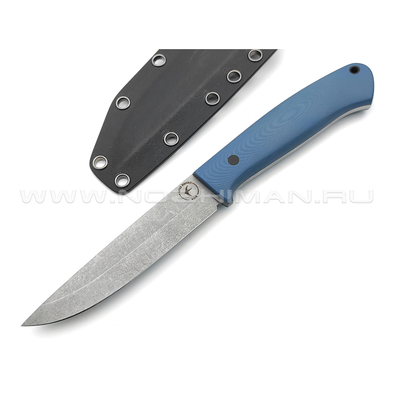 Апус нож Maverick сталь K110, рукоять G10 navy
