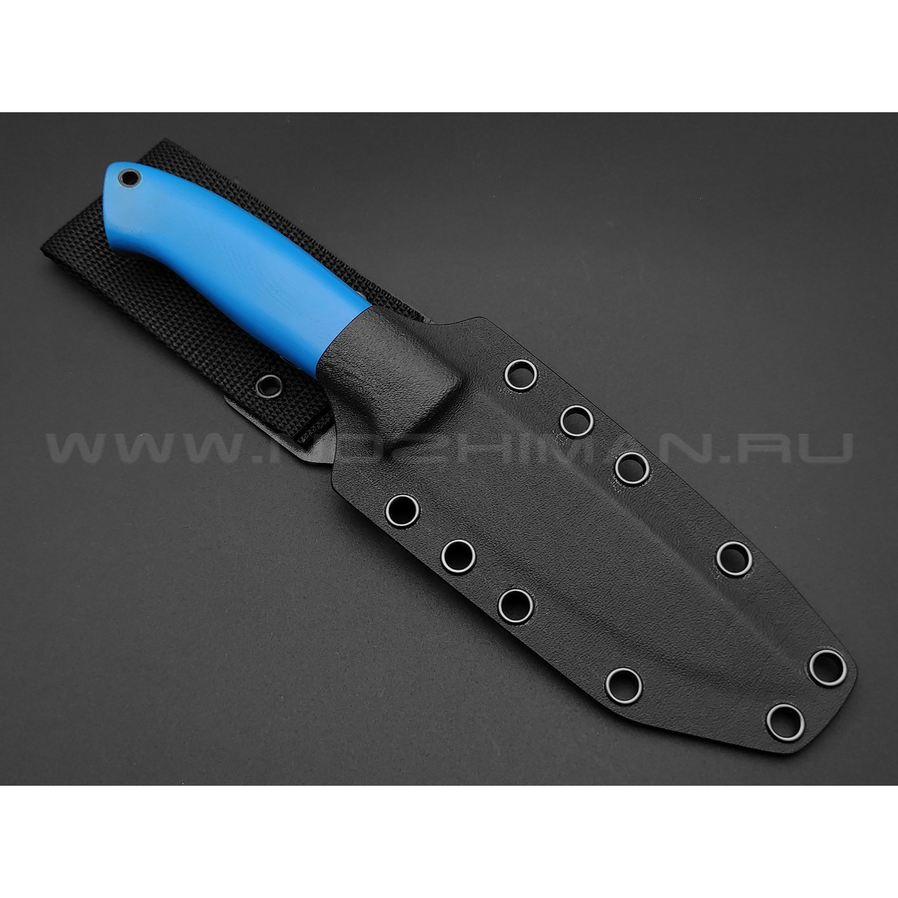 Апус нож Guard Dog сталь N690, рукоять G10 blue