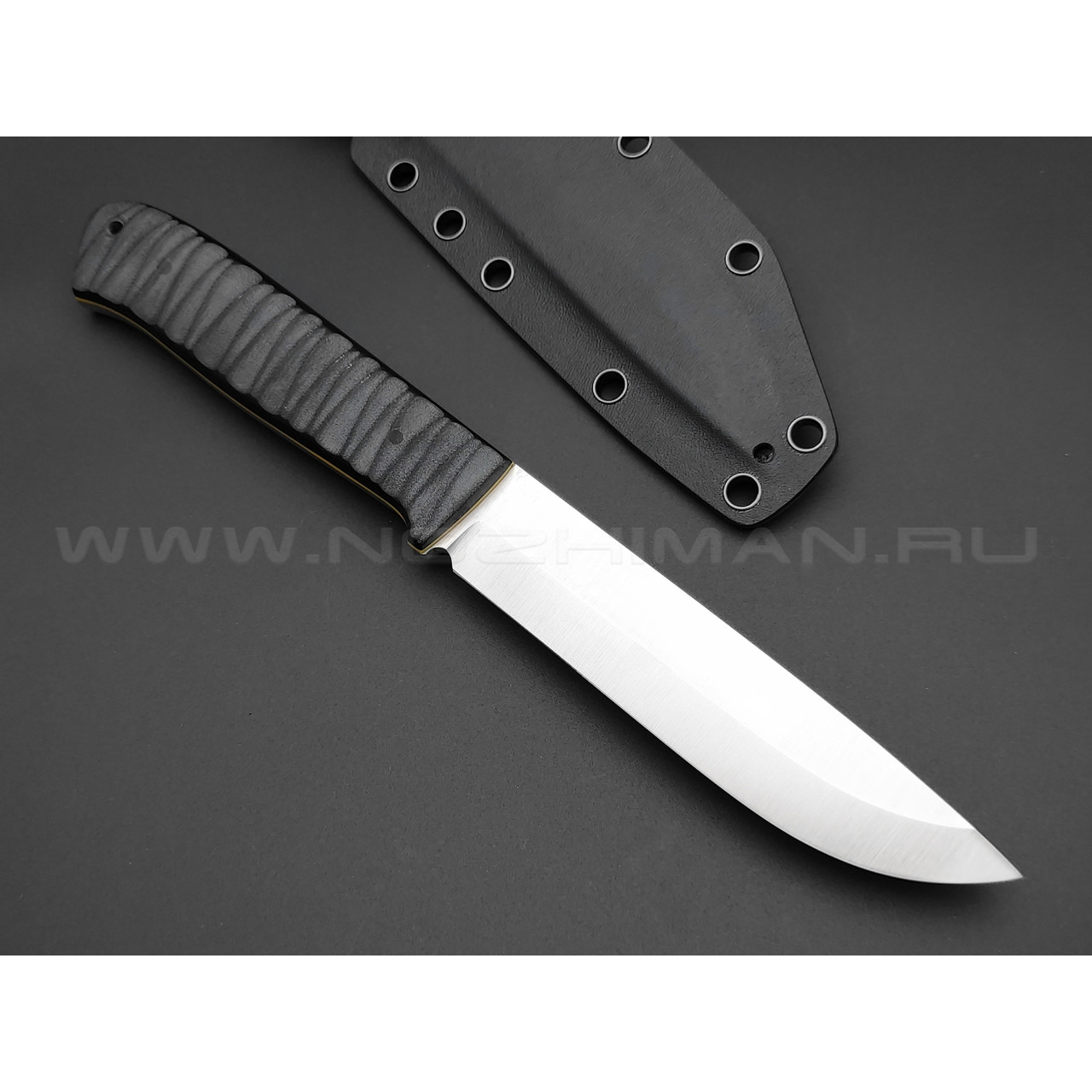 Апус нож Raider Bush сталь N690 satin, рукоять G10 black