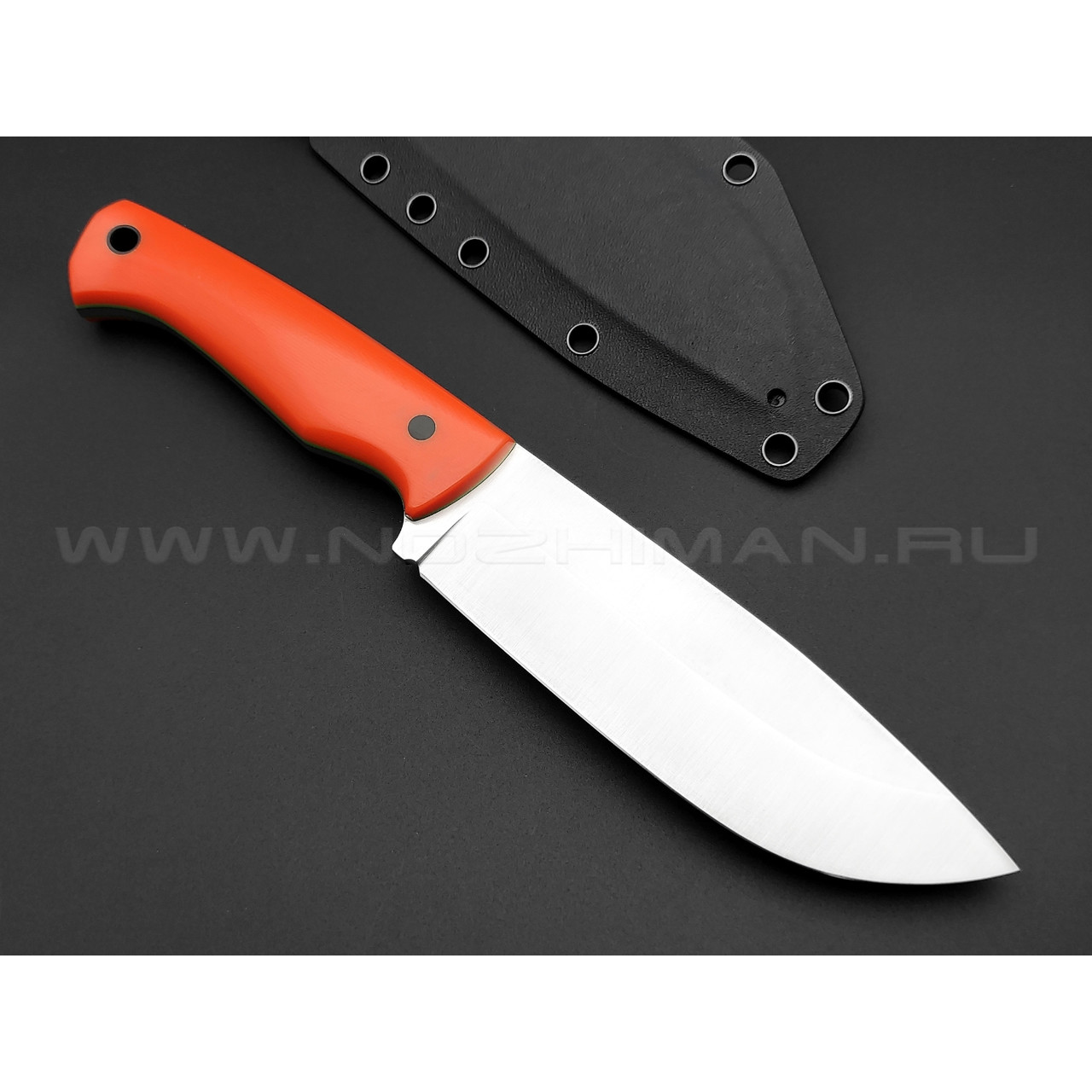 Апус нож Wild сталь N690 satin, рукоять G10 orange