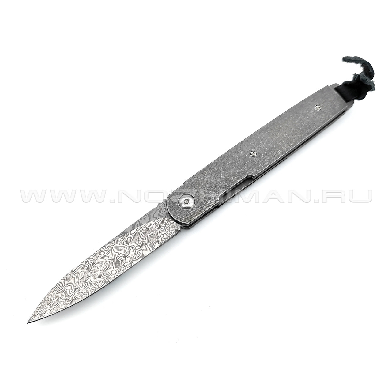 Нож Boker Plus LRF 01BO174DAM сталь stainless Damascus, рукоять titanium