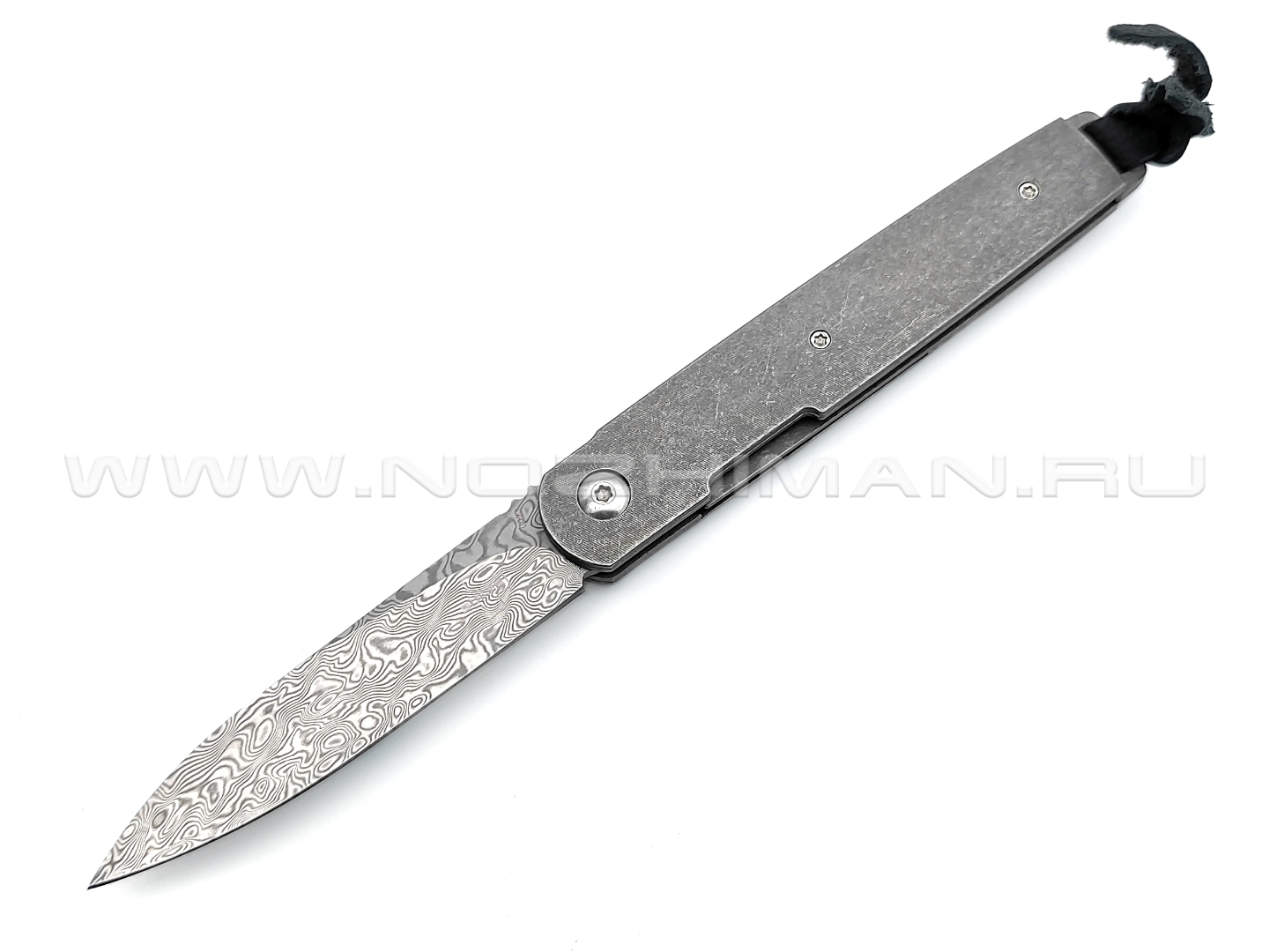 Нож Boker Plus LRF 01BO174DAM сталь stainless Damascus, рукоять titanium