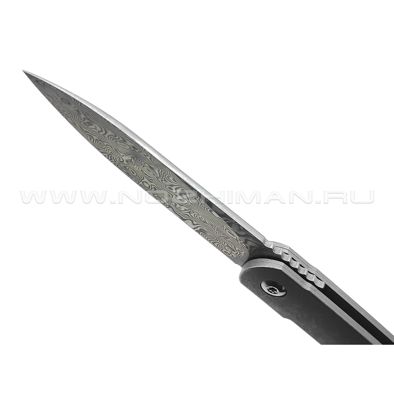 Нож Boker Plus LRF 01BO174DAM сталь stainless Damascus, рукоять titanium