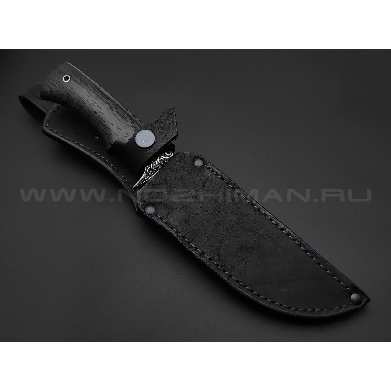 Нож "Газель" сталь 95Х18, рукоять дерево венге, мельхиор (Фурсач А. А.)