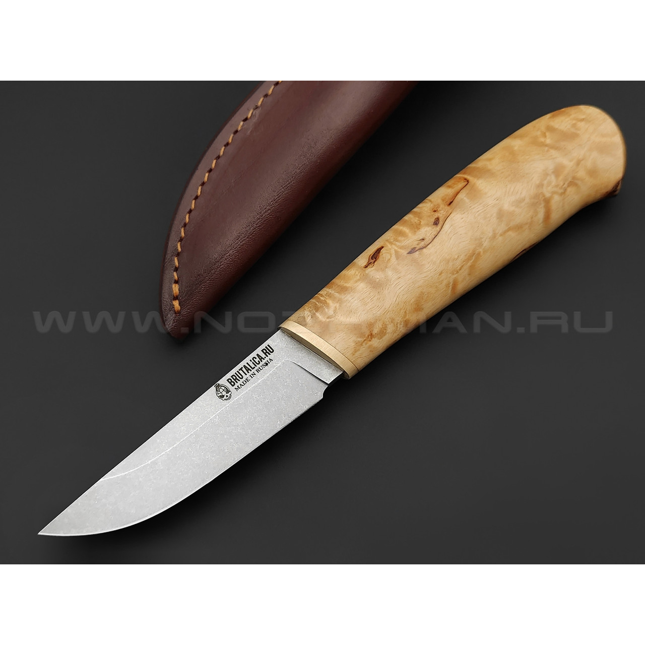 Brutalica нож Samoyed 2.0 сталь 95Х18 рукоять карельская берёза