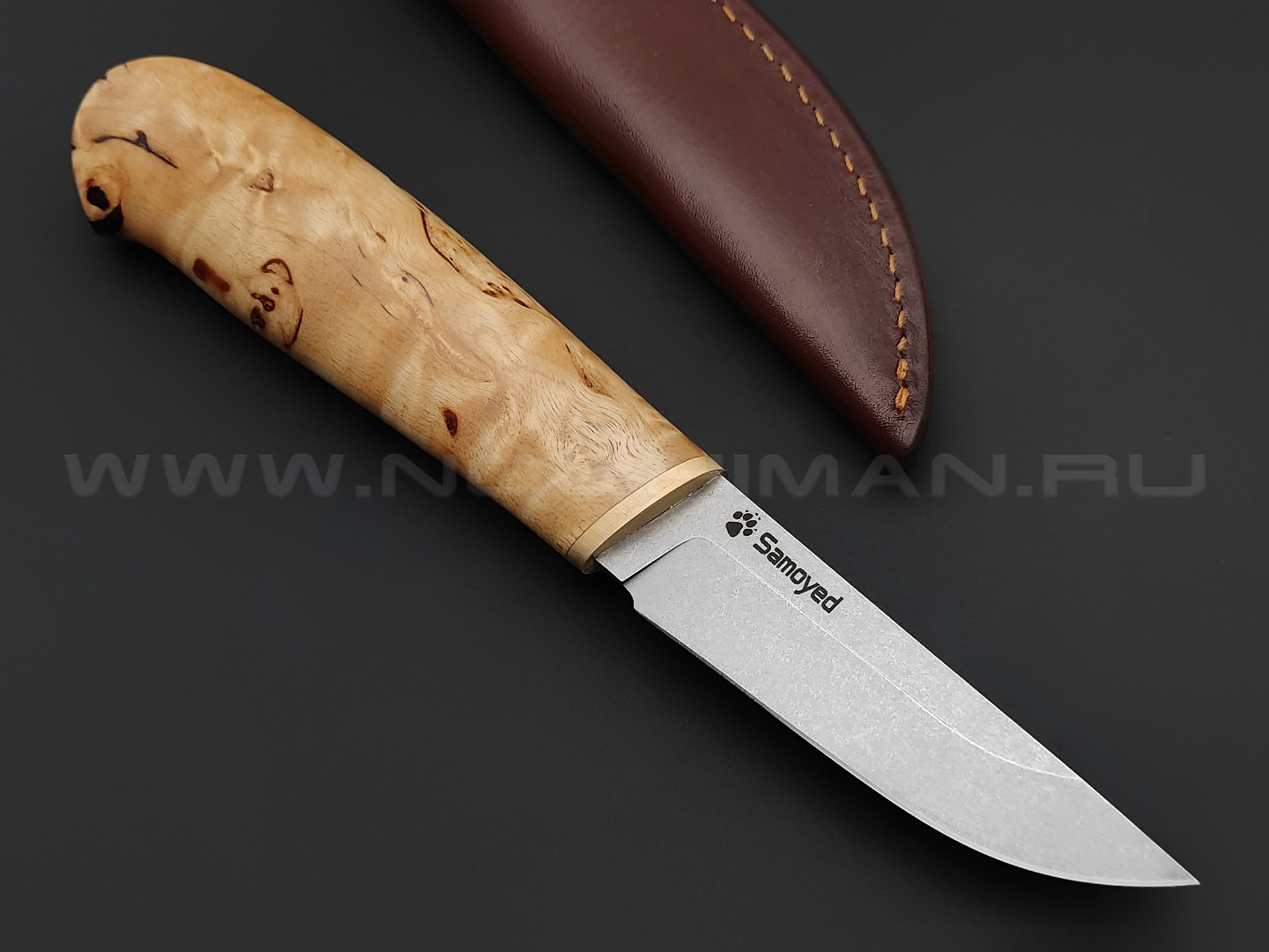 Brutalica нож Samoyed 2.0 сталь 95Х18 рукоять карельская берёза