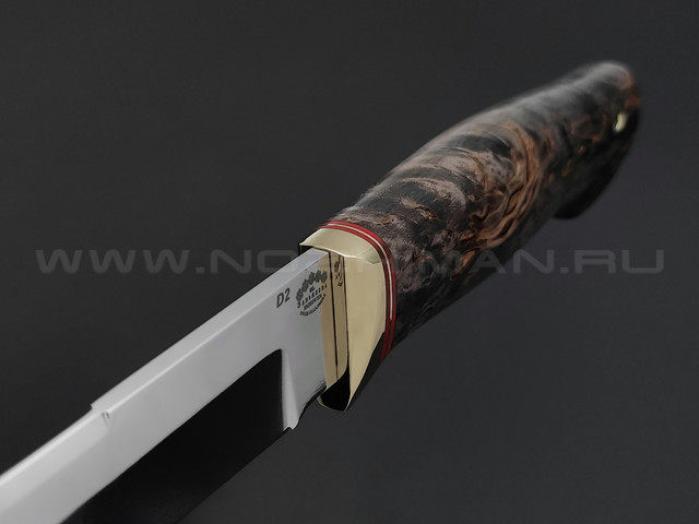Нож "Атаман" сталь D2, рукоять стабилизированное дерево (Товарищество Завьялова)