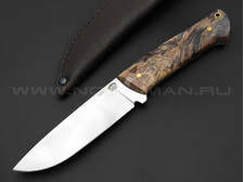 Нож "Бригадир" линза, сталь N690, рукоять стабилизированное дерево (Товарищество Завьялова)