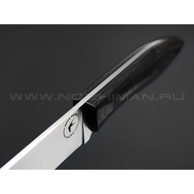 Апус нож Паринг сталь M390, рукоять Микарта